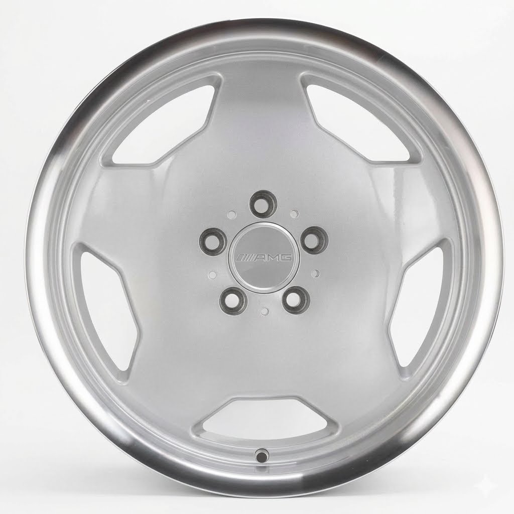 Mercedes S Class 17" W823 Silver Machined Lip Wheel (17x8, +30 Offset, 5x112)