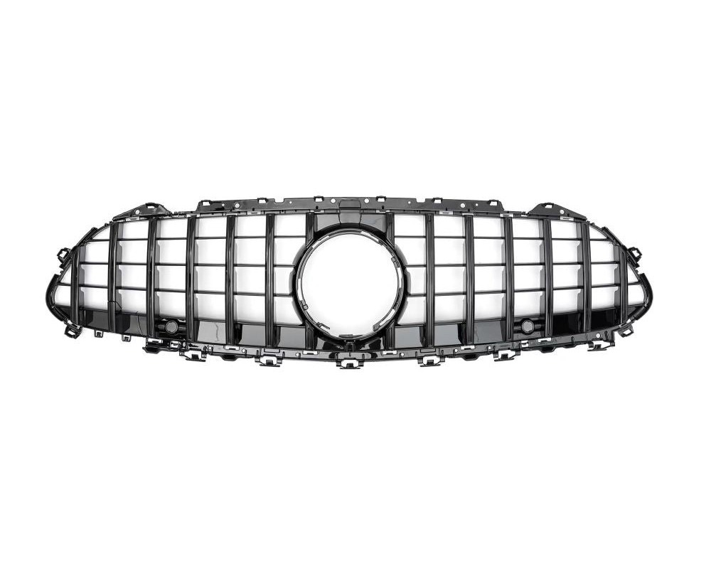 Front Bumper Grille — GT Style (Black/Chrome)